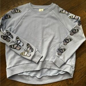 Queen of Sparkles Butterfly Sleeve Sweatshirt